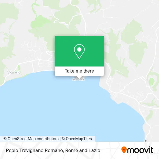 Peplo Trevignano Romano map