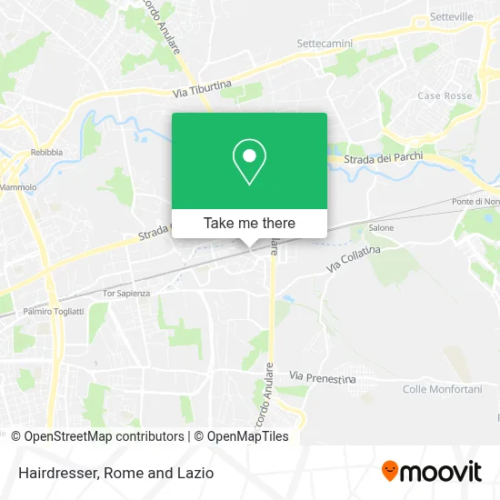 Hairdresser map