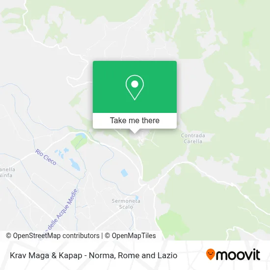 Krav Maga & Kapap - Norma map