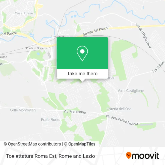 Toelettatura Roma Est map