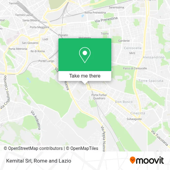 Kemital Srl map
