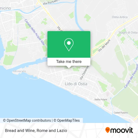 Bread and Wine map