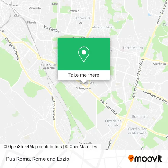 Pua Roma map