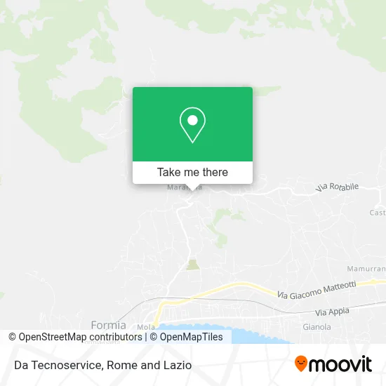 Da Tecnoservice map
