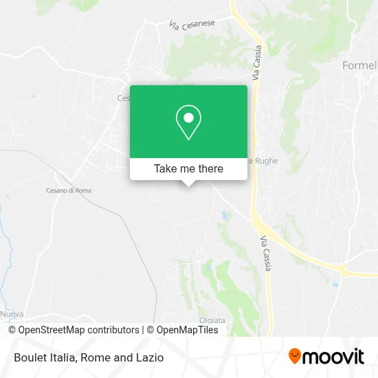 Boulet Italia map