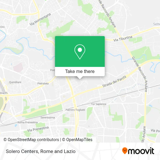 Solero Centers map