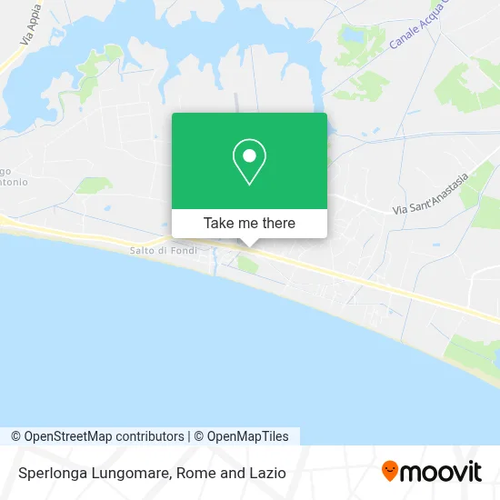 Sperlonga Lungomare map
