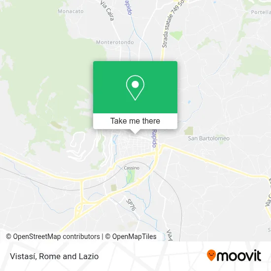 Vistasí map