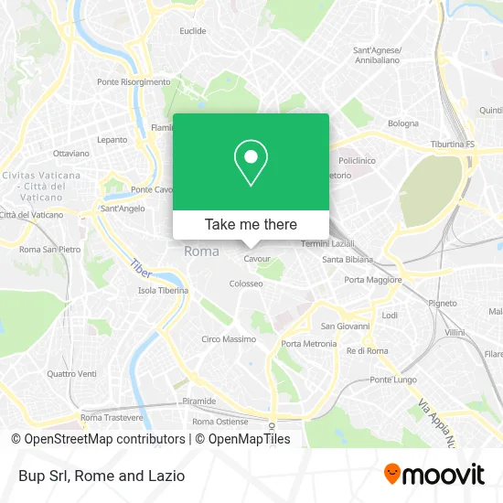 Bup Srl map