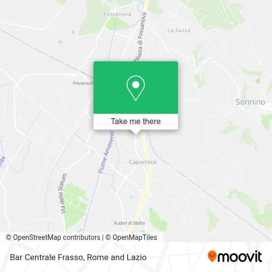 Bar Centrale Frasso map