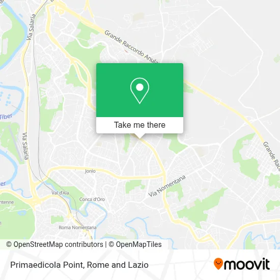 Primaedicola Point map