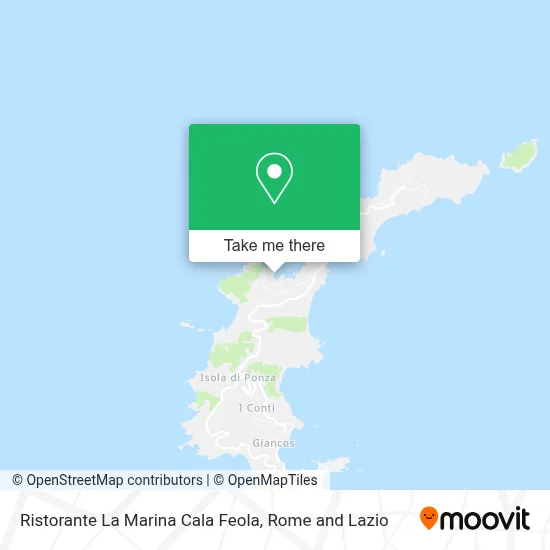 Ristorante La Marina Cala Feola map