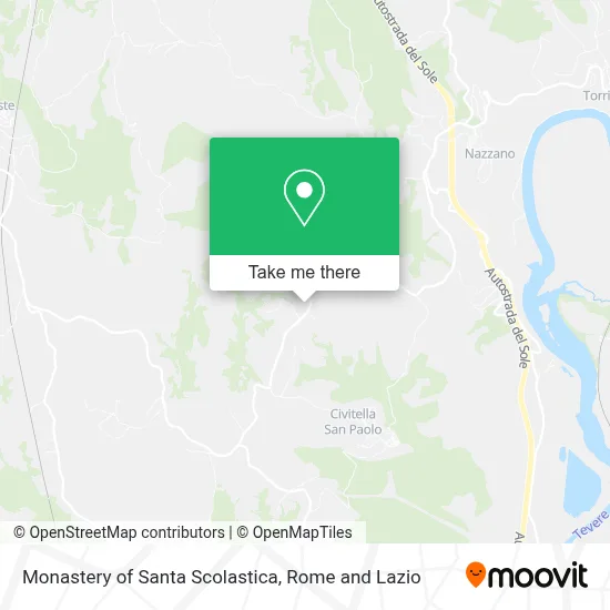 Monastery of Santa Scolastica map