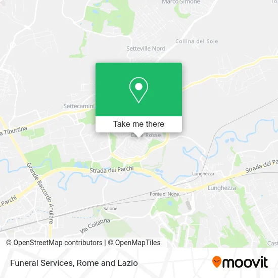 Funeral Services map