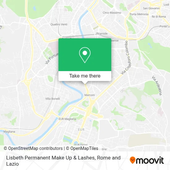 Lisbeth Permanent Make Up & Lashes map