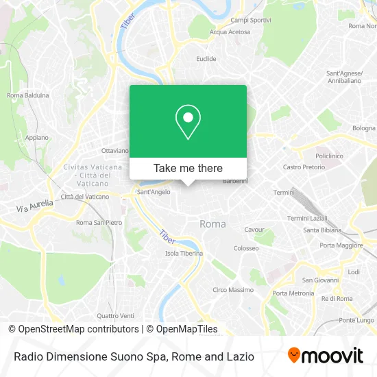 Radio Dimensione Suono Spa map