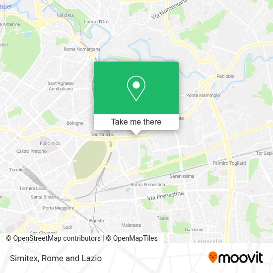 Simitex map