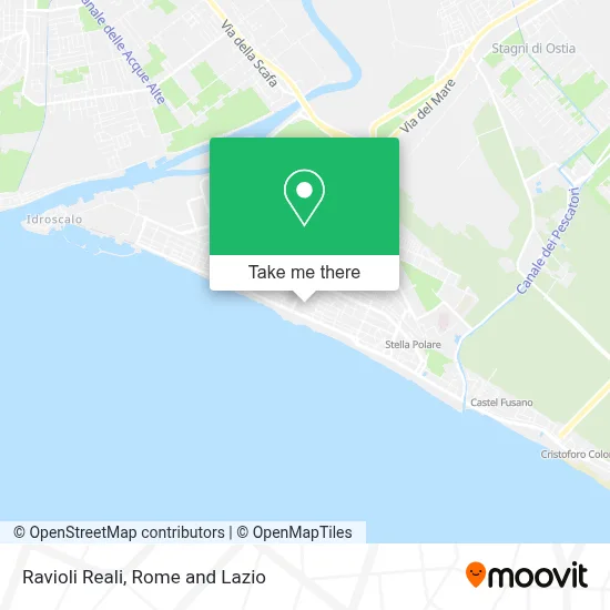 Ravioli Reali map