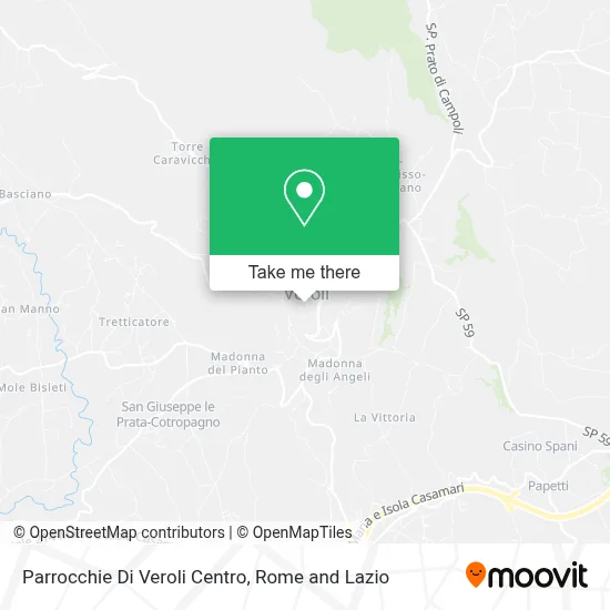 Parrocchie Di Veroli Centro map