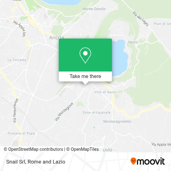 Snail Srl map