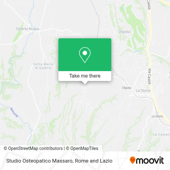 Studio Osteopatico Massaro map