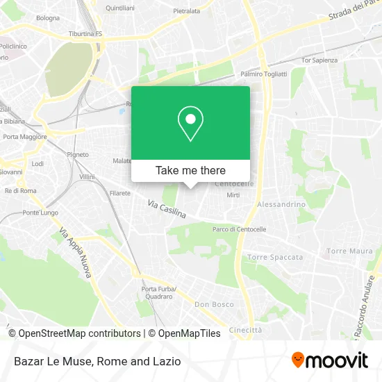 Bazar Le Muse map