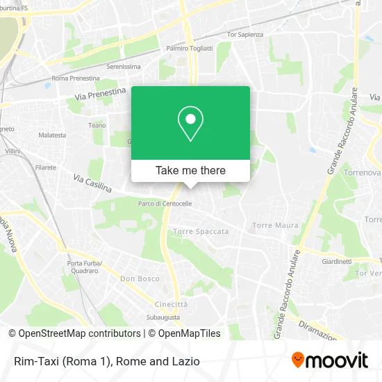 Rim-Taxi (Roma 1) map