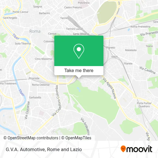 G.V.A. Automotive map