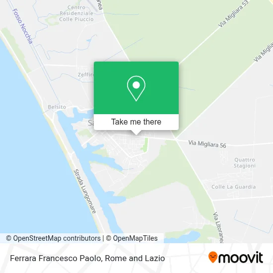 Ferrara Francesco Paolo map
