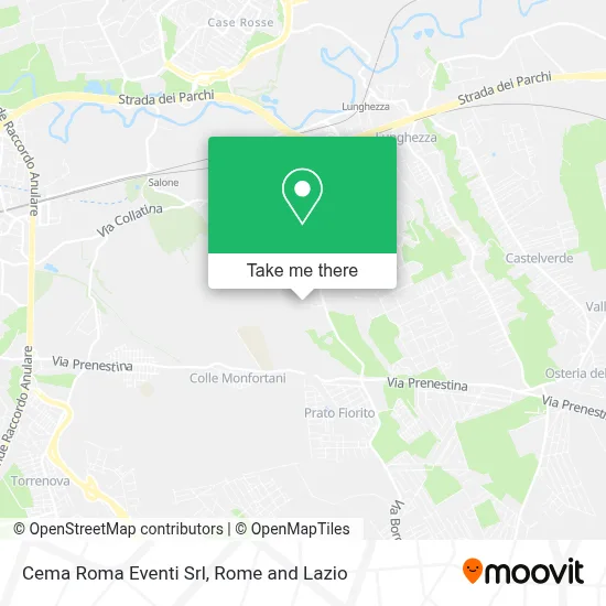 Cema Roma Eventi Srl map