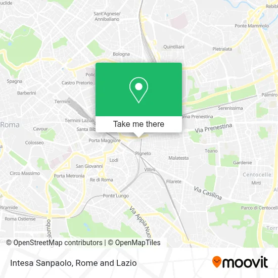 Intesa Sanpaolo map