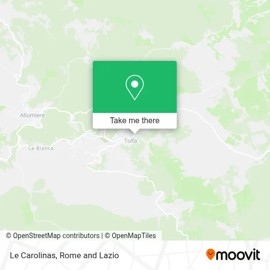 Le Carolinas map