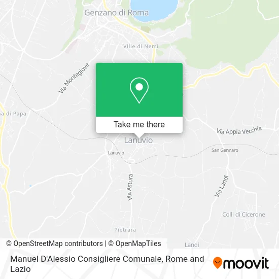 Manuel D'Alessio Consigliere Comunale map