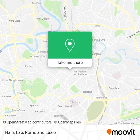 Nails Lab map