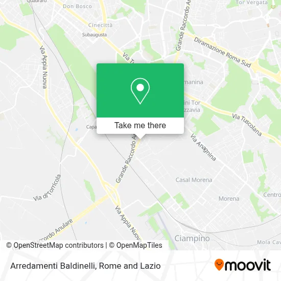 Arredamenti Baldinelli map