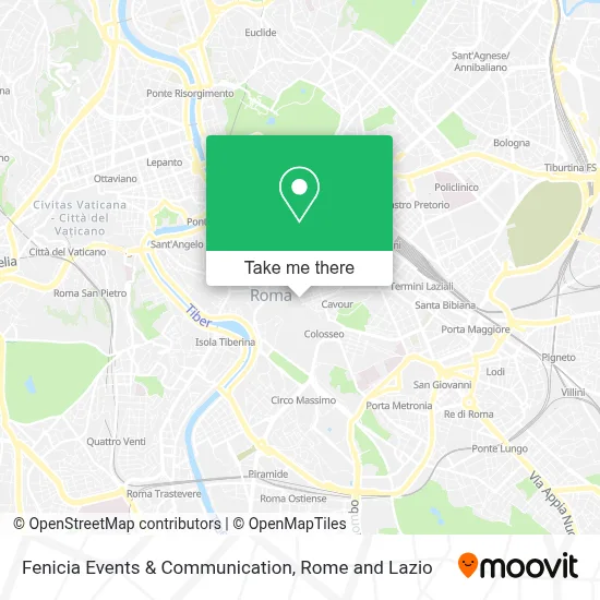 Fenicia Events & Communication map