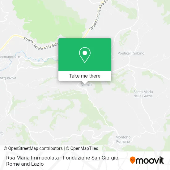 Rsa Maria Immacolata - Fondazione San Giorgio map