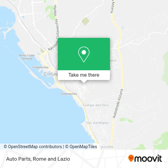 Auto Parts map