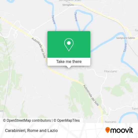 Carabinieri map