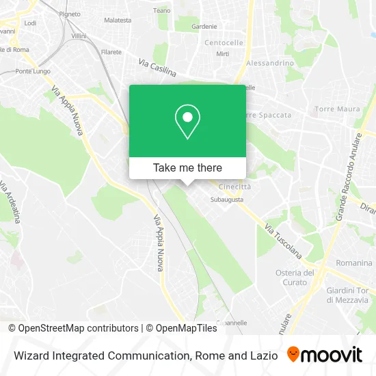 Wizard Integrated Communication map