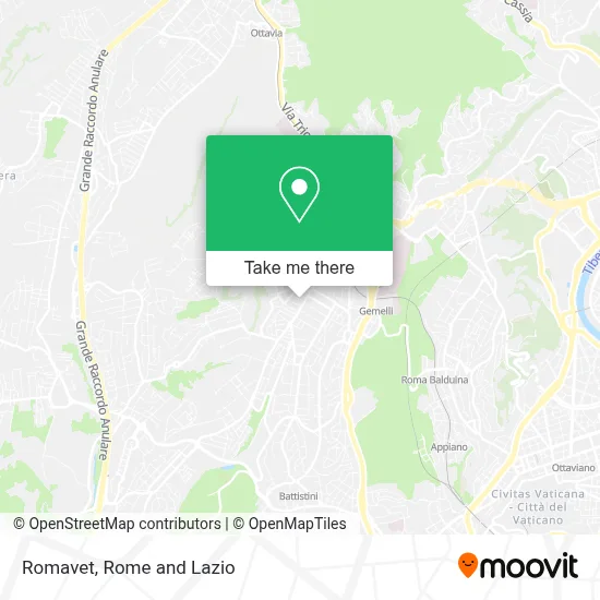 Romavet map
