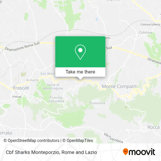 Cbf Sharks Monteporzio map