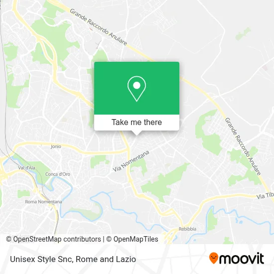 Unisex Style Snc map