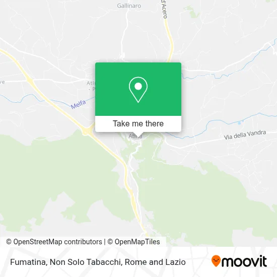 Fumatina, Non Solo Tabacchi map
