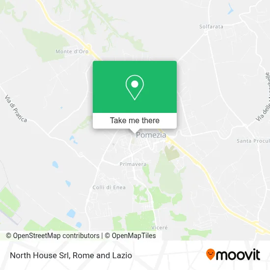 North House Srl map