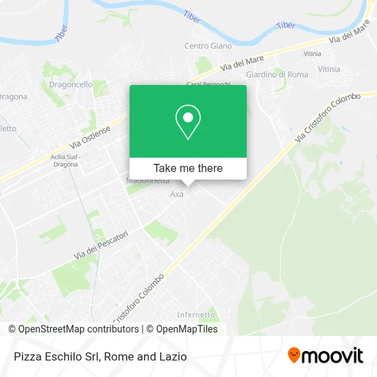 Pizza Eschilo Srl map