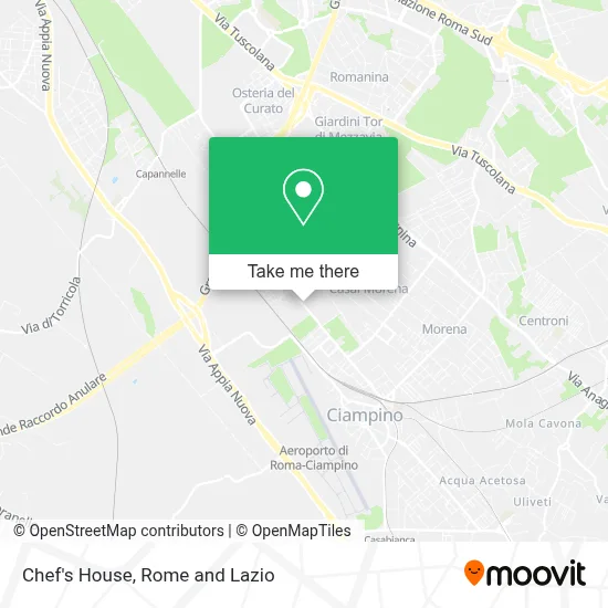 Chef's House map