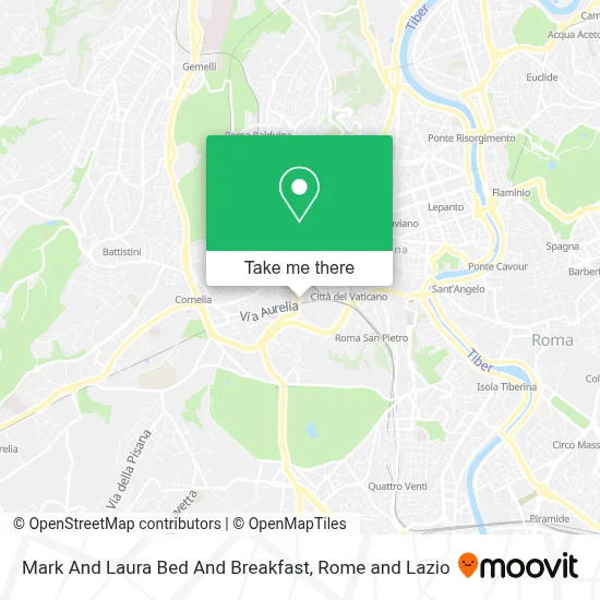 Mark And Laura Bed And Breakfast map