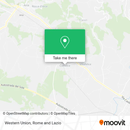 Western Union map