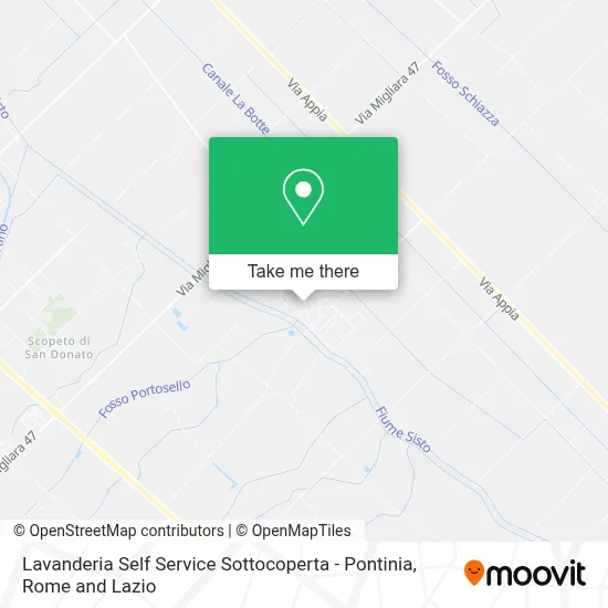 Lavanderia Self Service Sottocoperta - Pontinia map